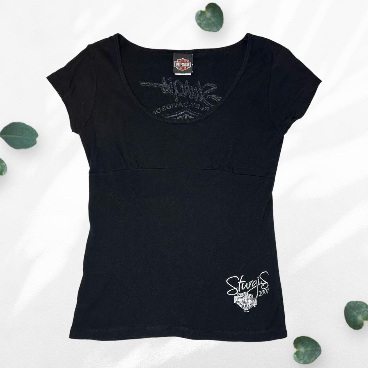 Harley Davidson Womens 2007 Black T Shirt With Depop 