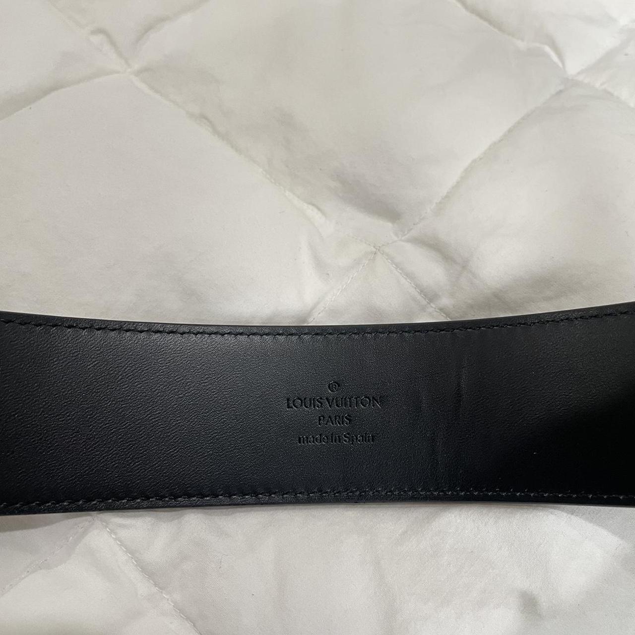 Louis Vuitton Men's Black Belt | Depop