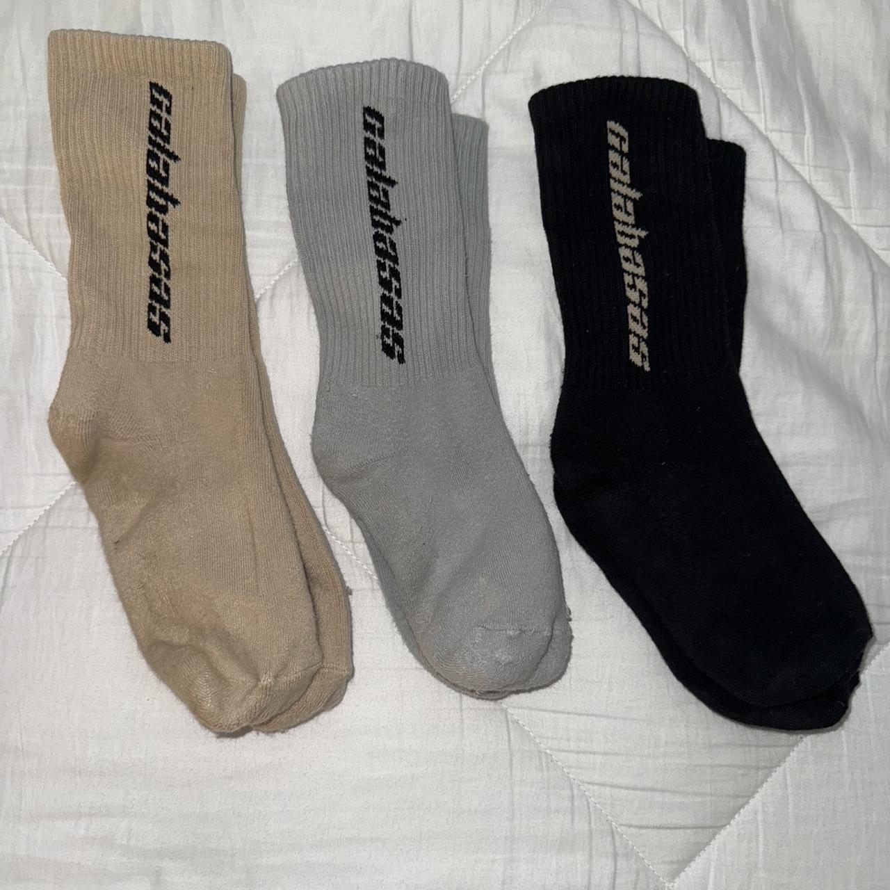 Yeezy season6 Calabasas SOCKS 3足セット 新品 Yeezy Calabasas Socks (3 Pack) Core/Glacier/Sand Men's