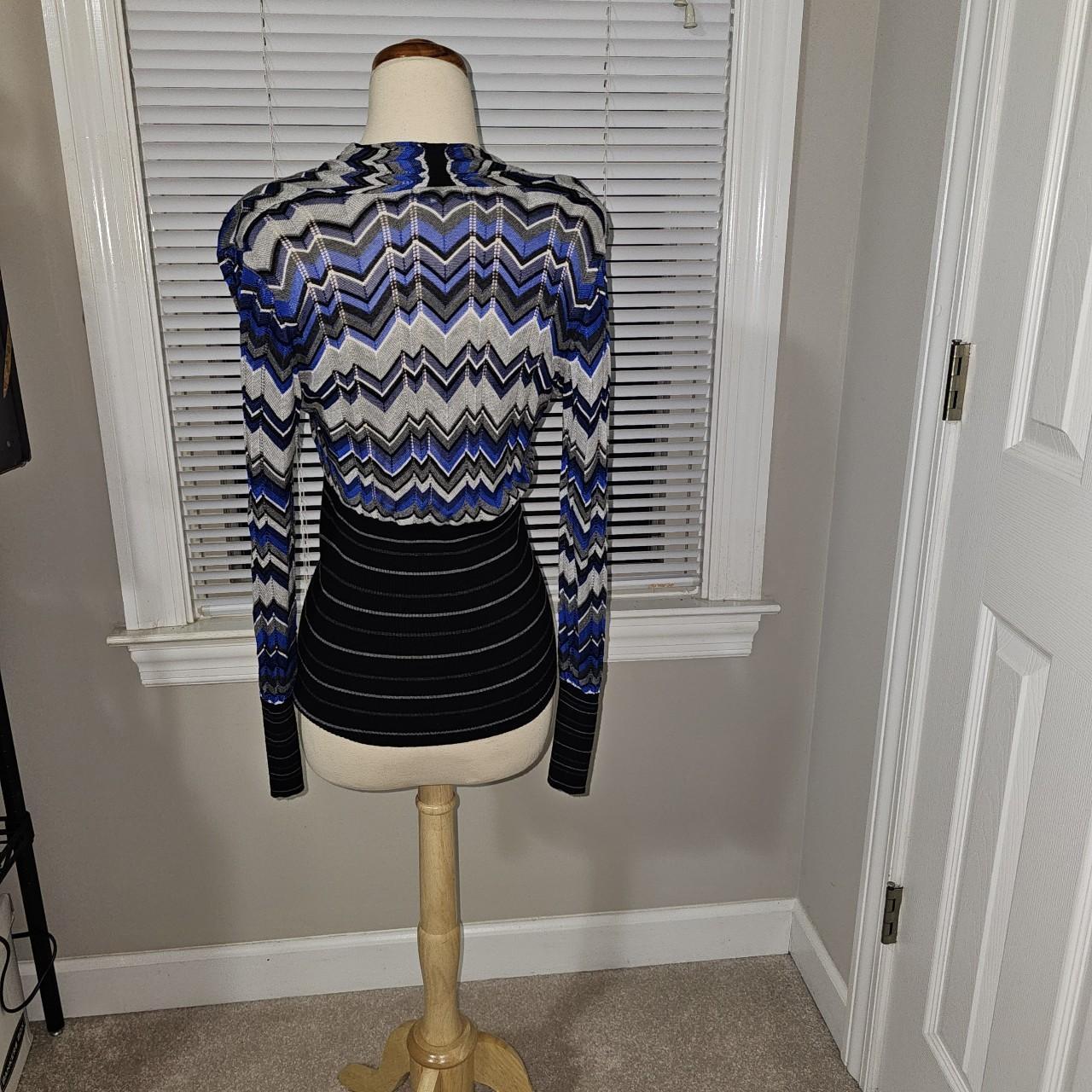 Cache Women's Blouse - Blue/Multi - M – Cache Blu… - image 4