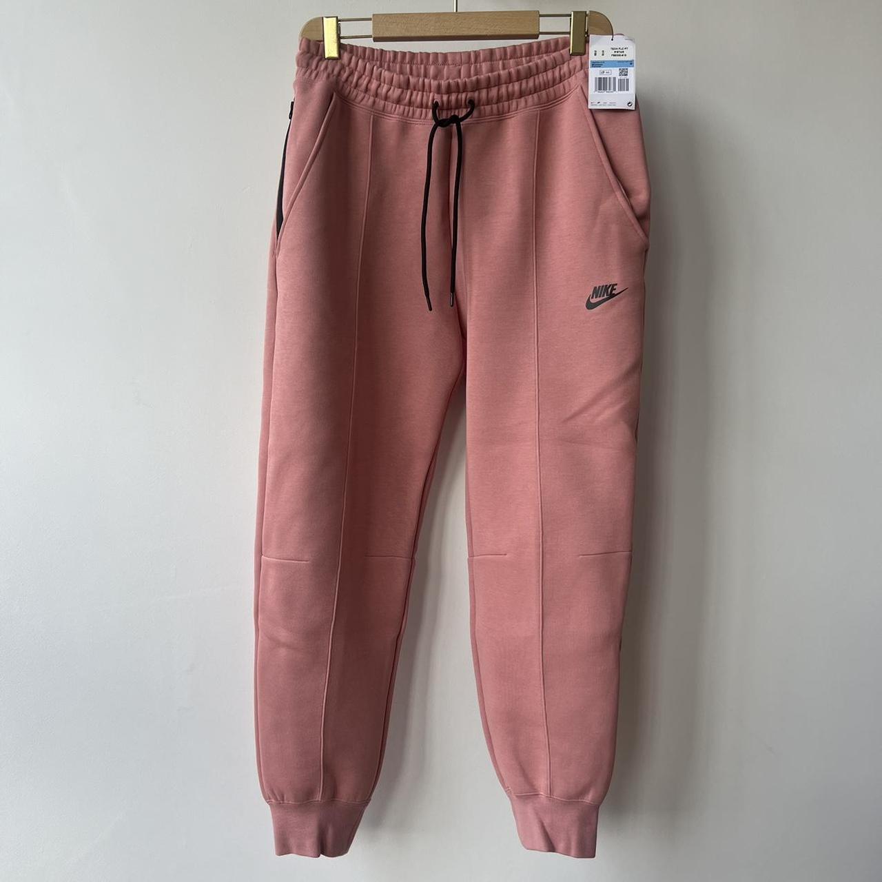 Nike Tech Women s pink tracksuit bottom. Brand new. Depop