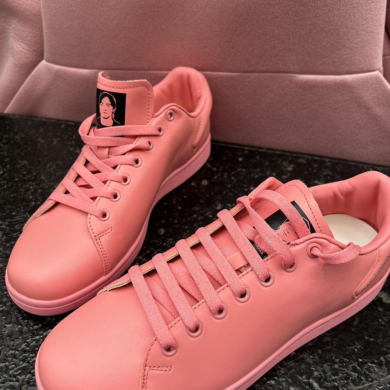 RAF Simons 42 Uk 8 Pinky Pink Adidas Trainers Rose. Depop