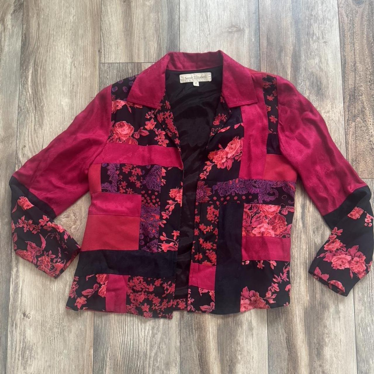 Women's Jacket - Multi/Red - 6 – Unique patchwork… - image 1