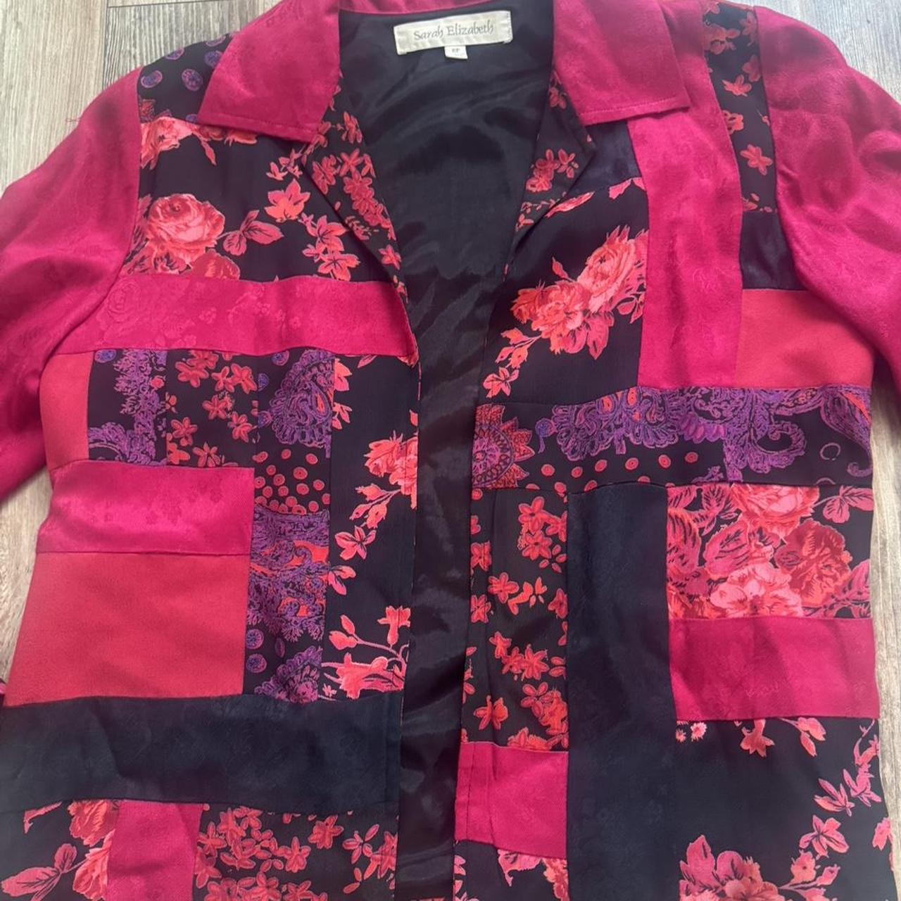 Women's Jacket - Multi/Red - 6 – Unique patchwork… - image 3