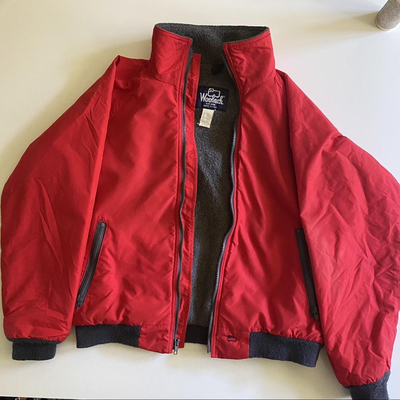 Woolrich Men's Red Jacket | Depop