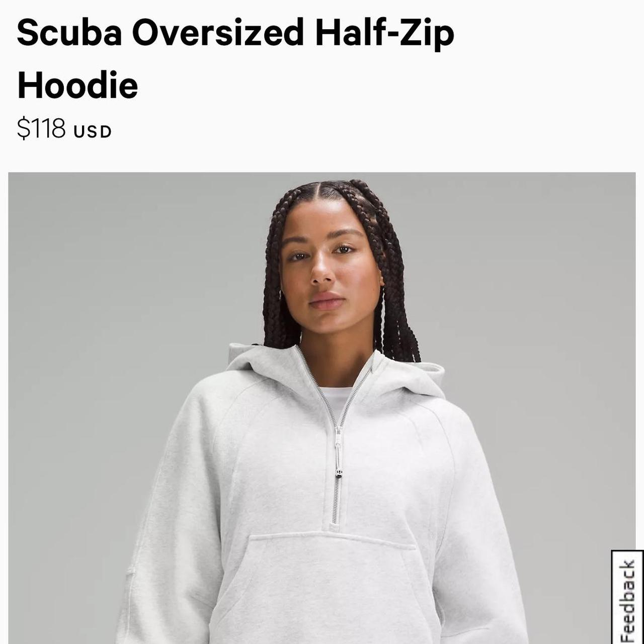 Lululemon Scuba Oversized Half Zip Hoodie. Color is - Depop