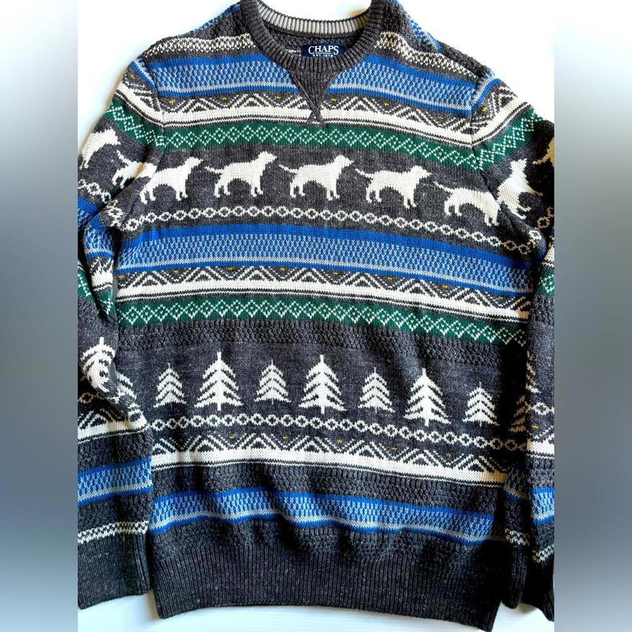 Chaps knit sweater best sale