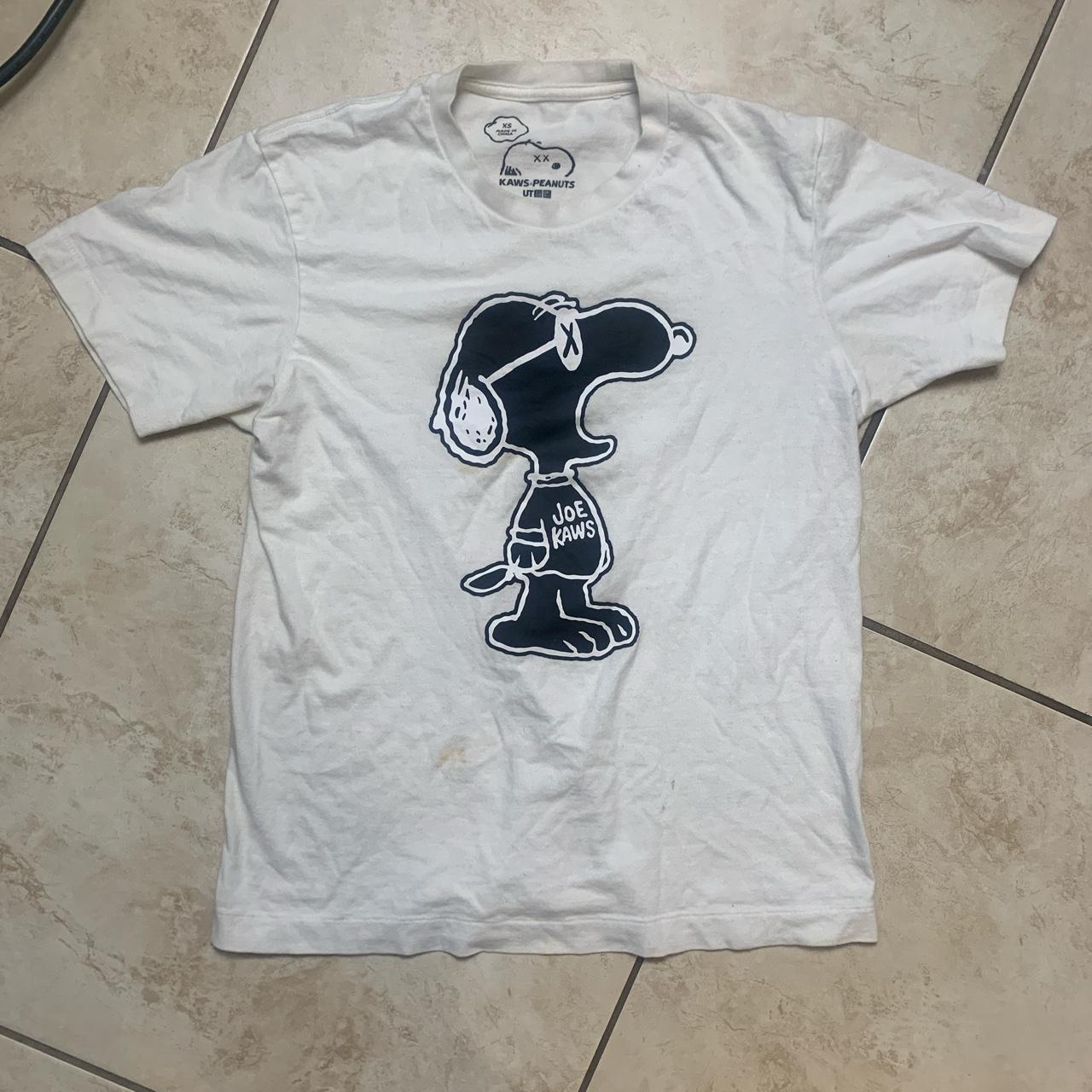 Kaws X Peanuts X Uniqlo Shirt Staining - Depop