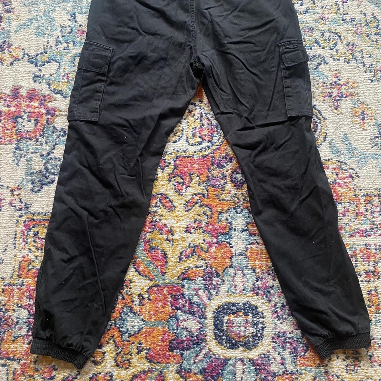 Dickies cargo tapered black pant. Size 29 waist... - Depop