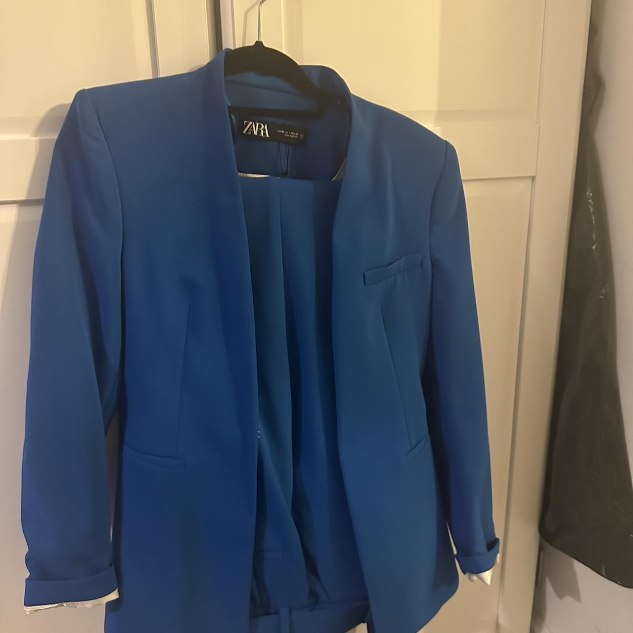 Zara royal best sale blue blazer