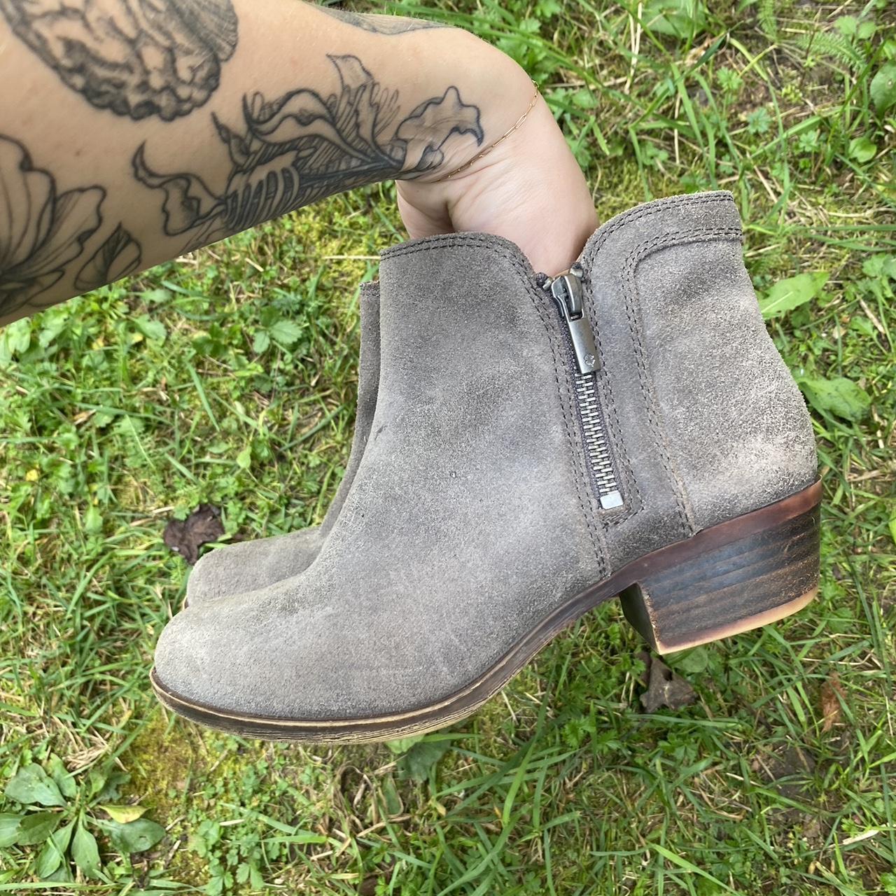 Lucky Brand booties size 7 womens western and boho Depop