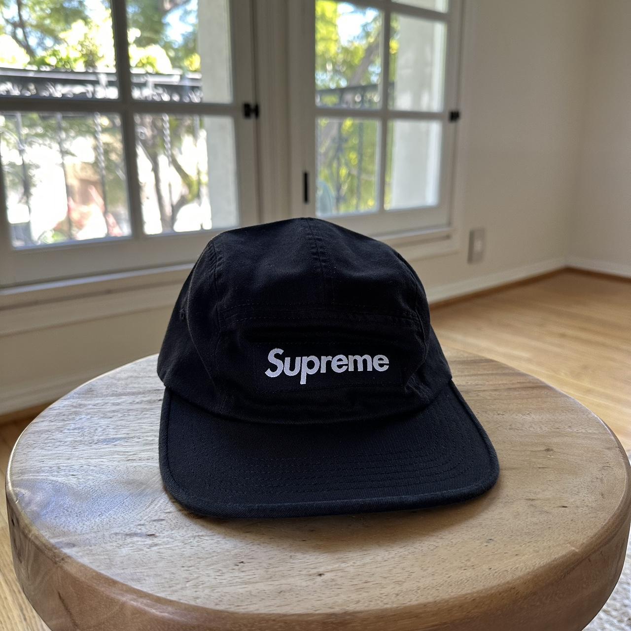 Supreme washed chino clearance twill camp cap black