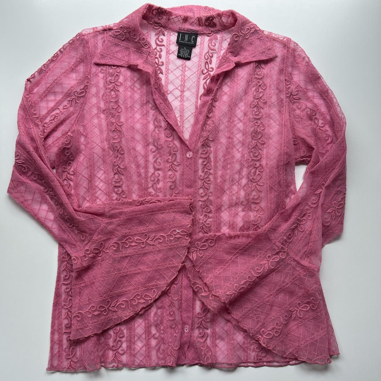 INC International Concepts Women's Pink Blouse (4)