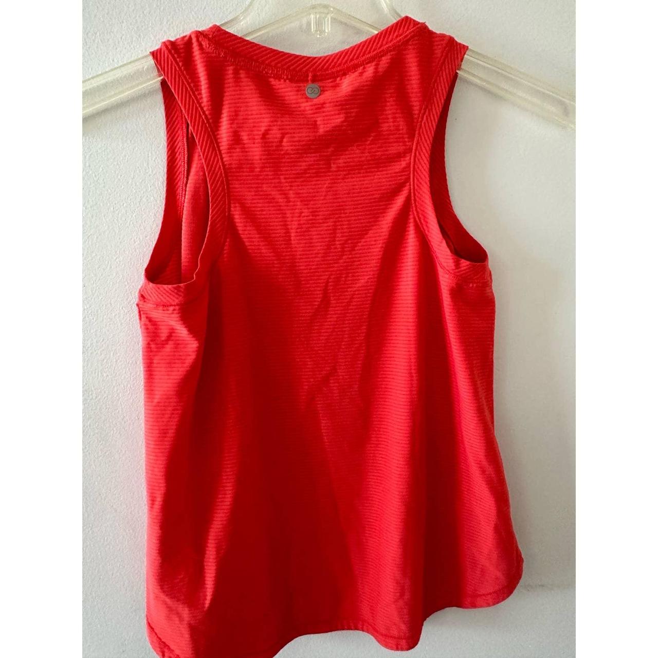 Calia Renew Tank NWT Crewneck Sleeveless Activewear Aquatic Coral XS