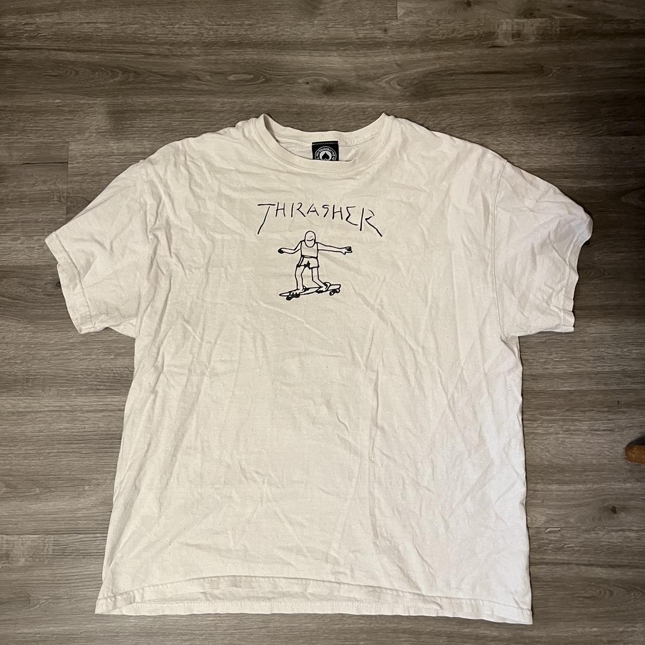 Thrasher Men's White T-shirt (2)