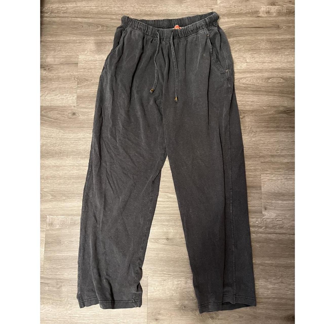 American Vintage Women's Grey and Black Trousers