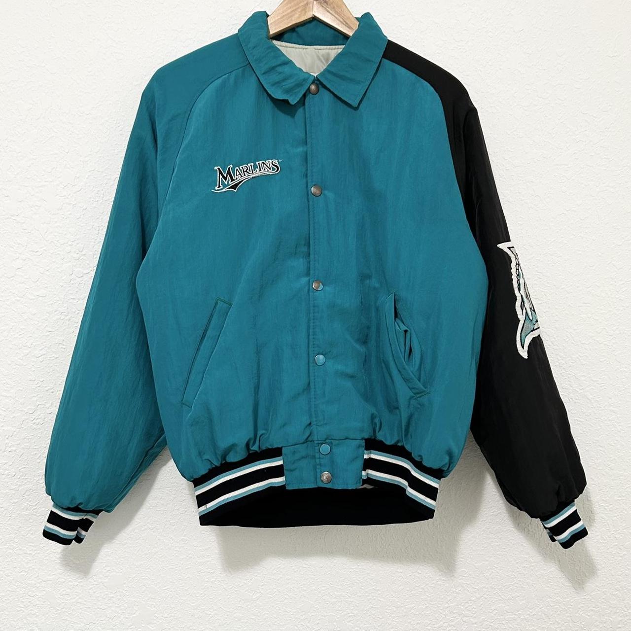 Vintage Florida Marlins Starter Jacket. From the - Depop