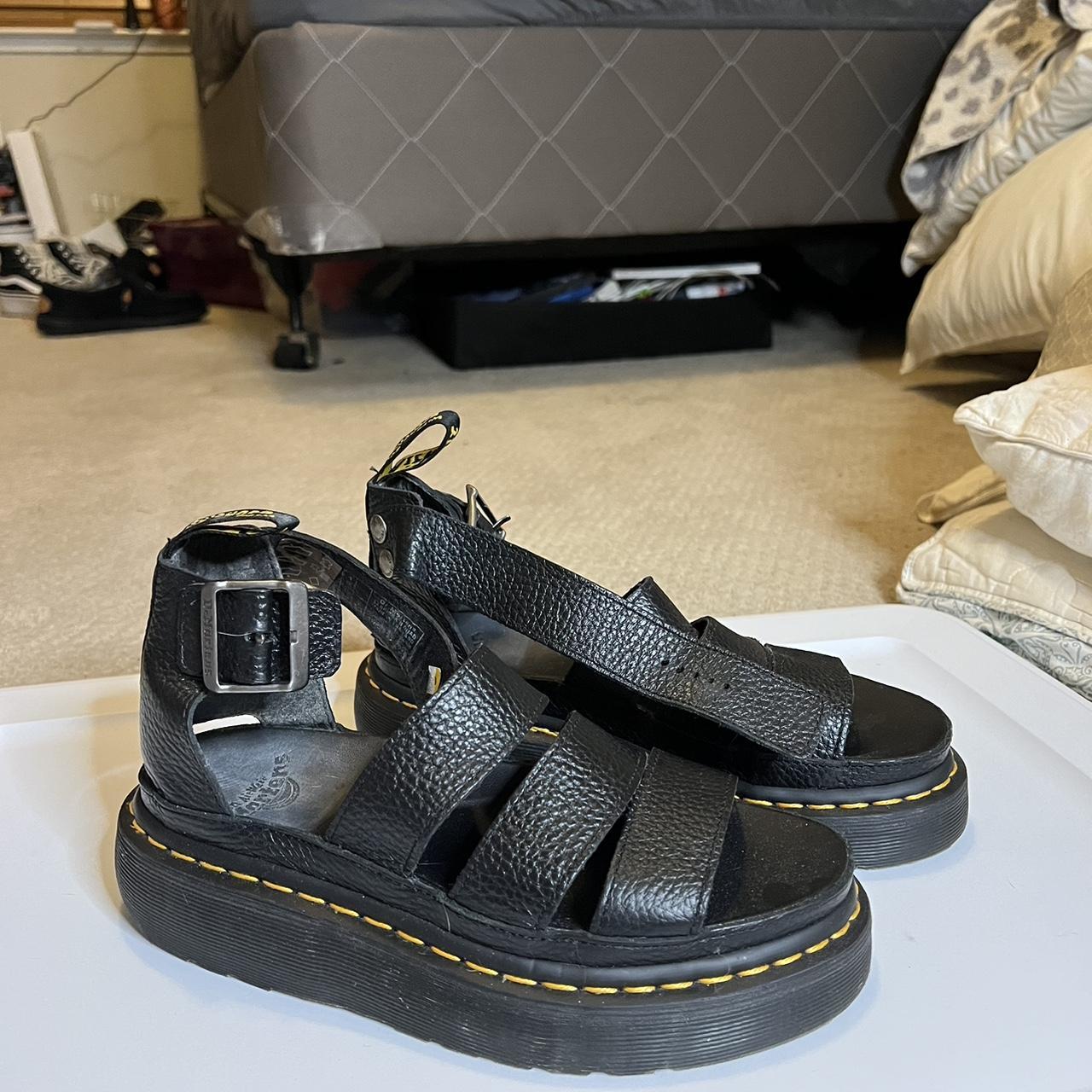 Doc martens/ dr marten sandals i didn’t wear them,... Depop