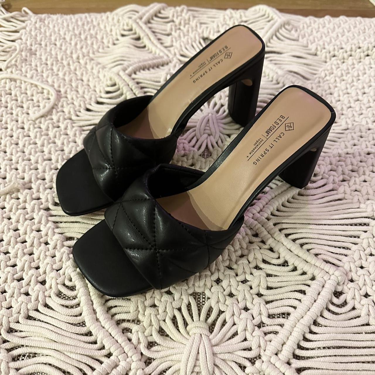 call it spring black heels