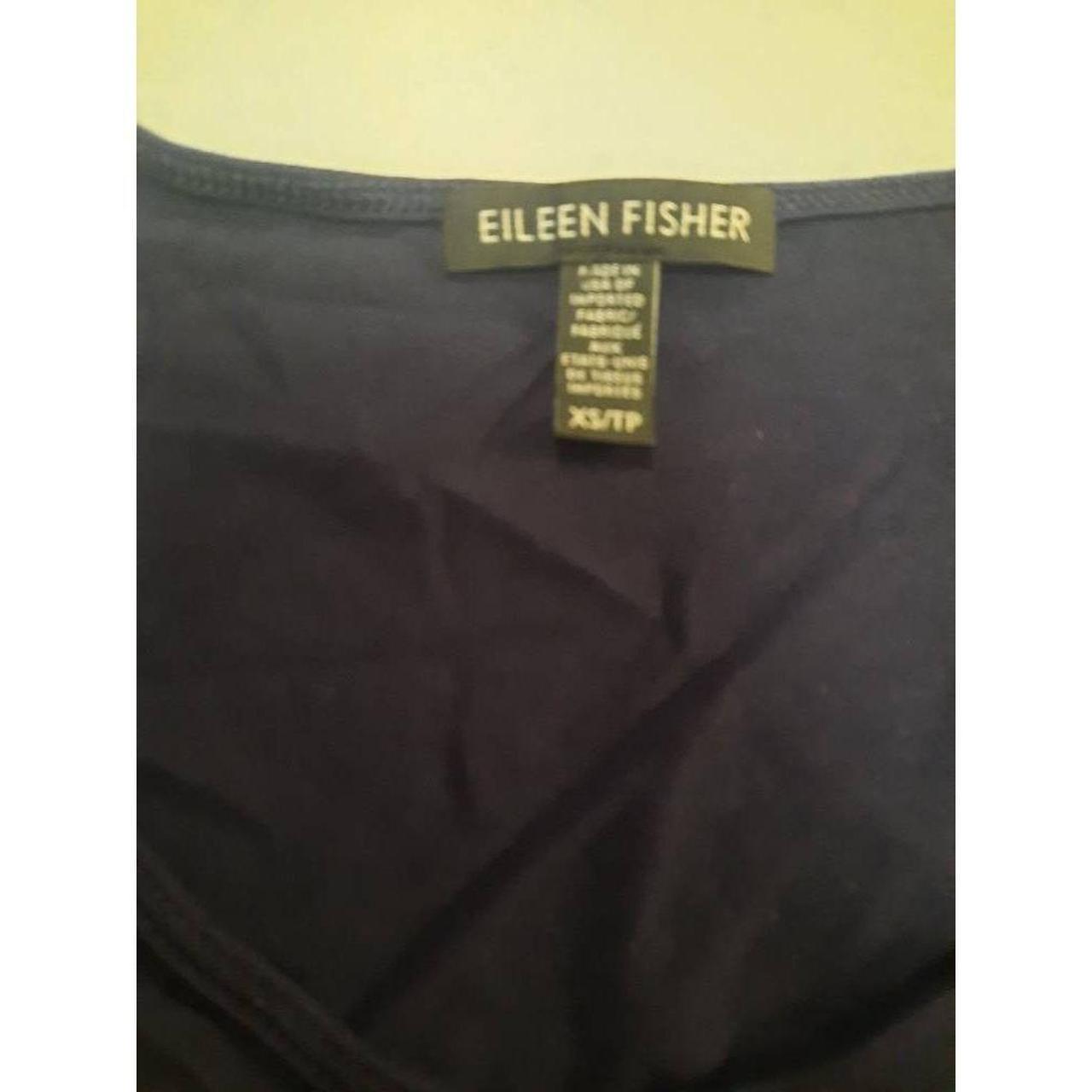 Eileen Fisher 100% Silk Tank Top Womens XS Black - Depop