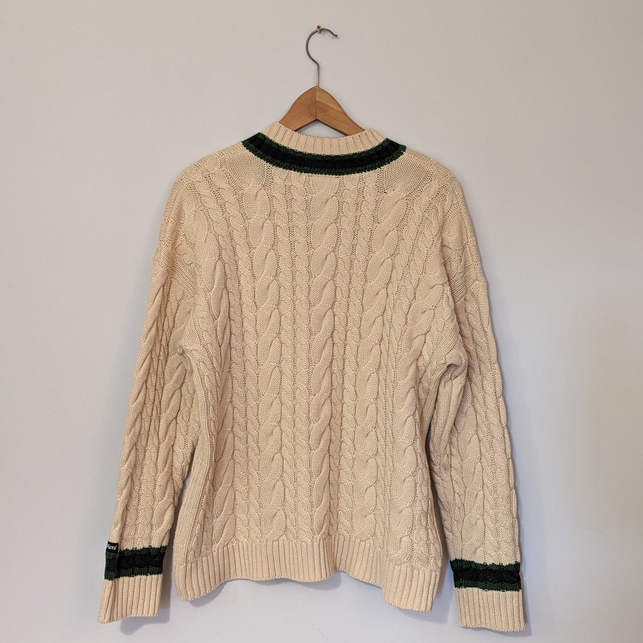 KICKERS VINTAGE CREAM KNITTED JUMPER Size S More... Depop