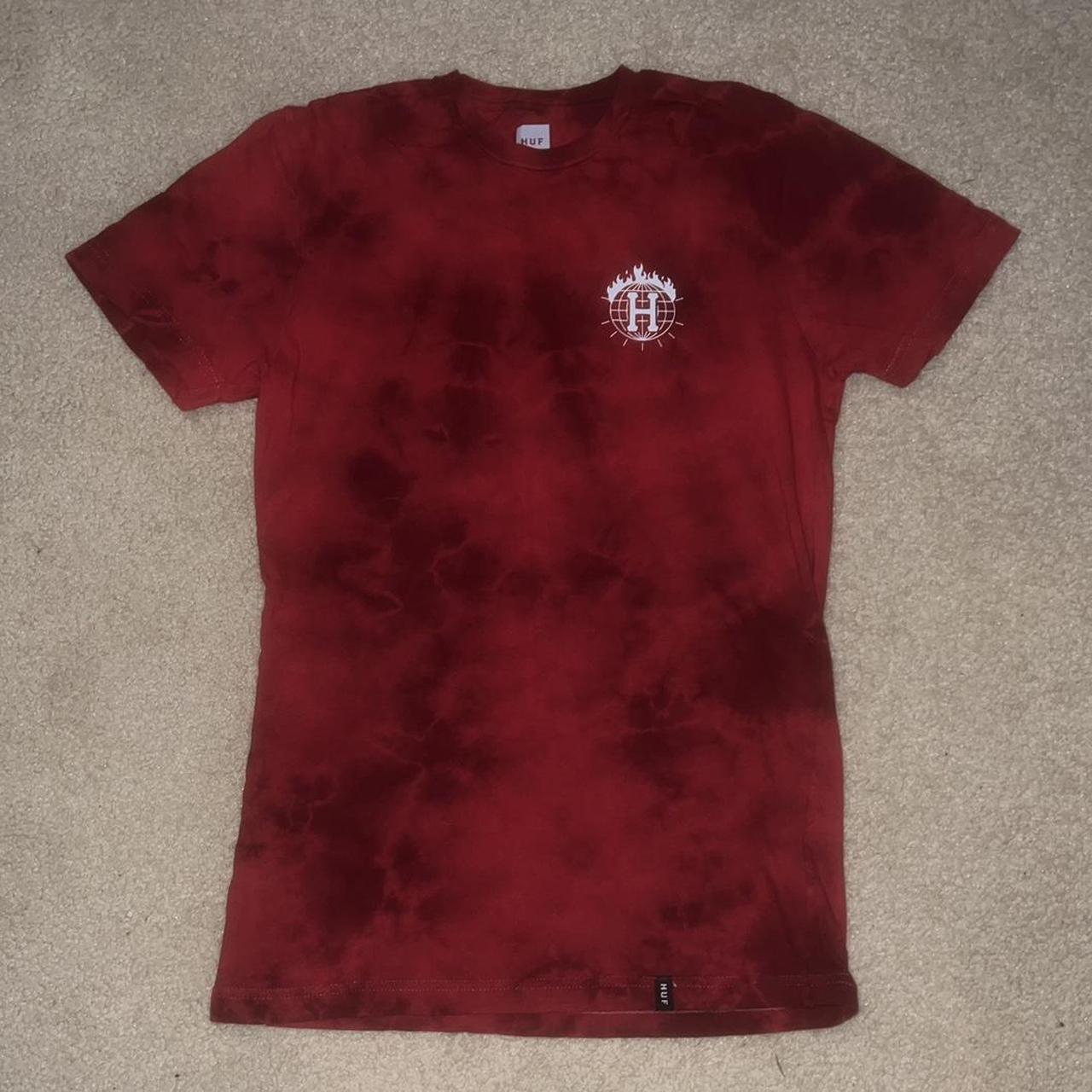 Rare Thrasher X Huf Tie dye T shirt -Size small... - Depop