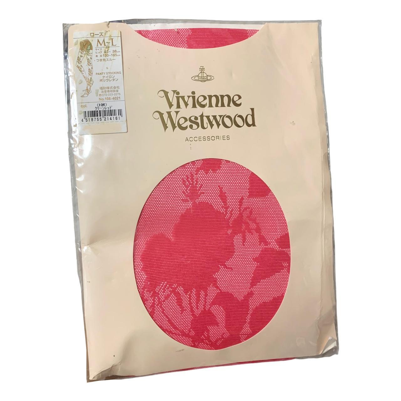 Vivienne Westwood Women's Pink Hosiery-tights | Depop