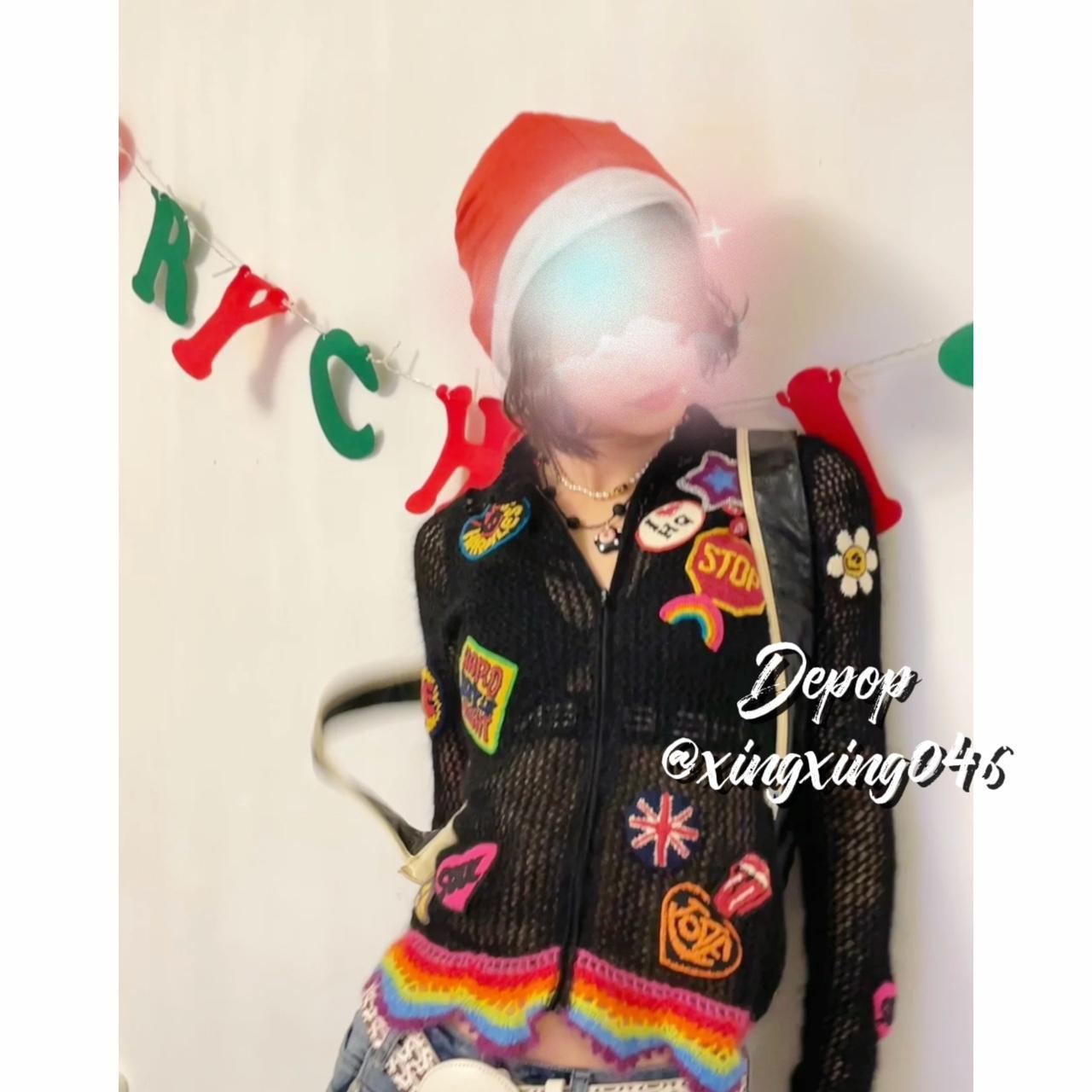 Hysteric glamour rare black knit crochet long | Depop
