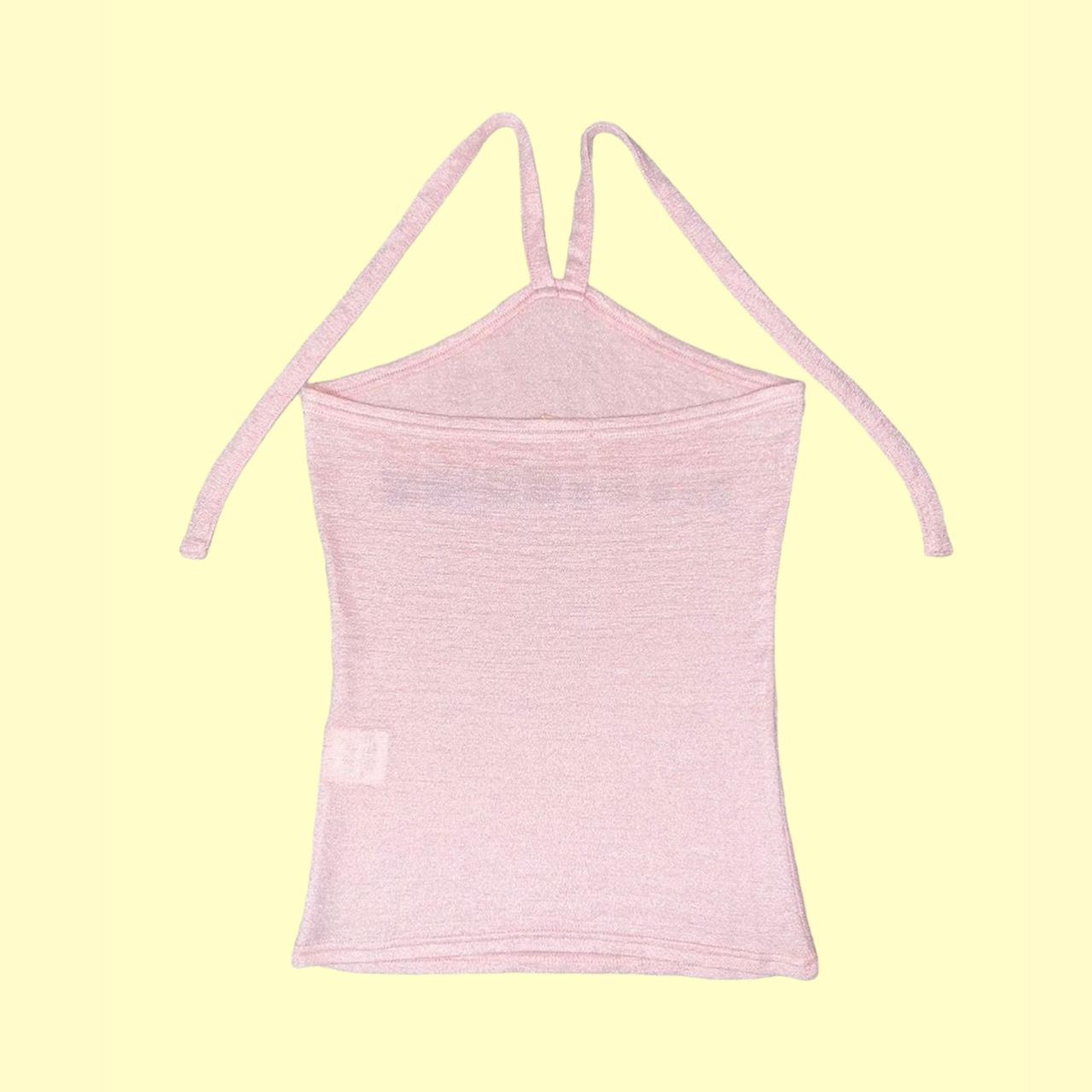 Hysteric glamour amazing glitter baby pink halter | Depop