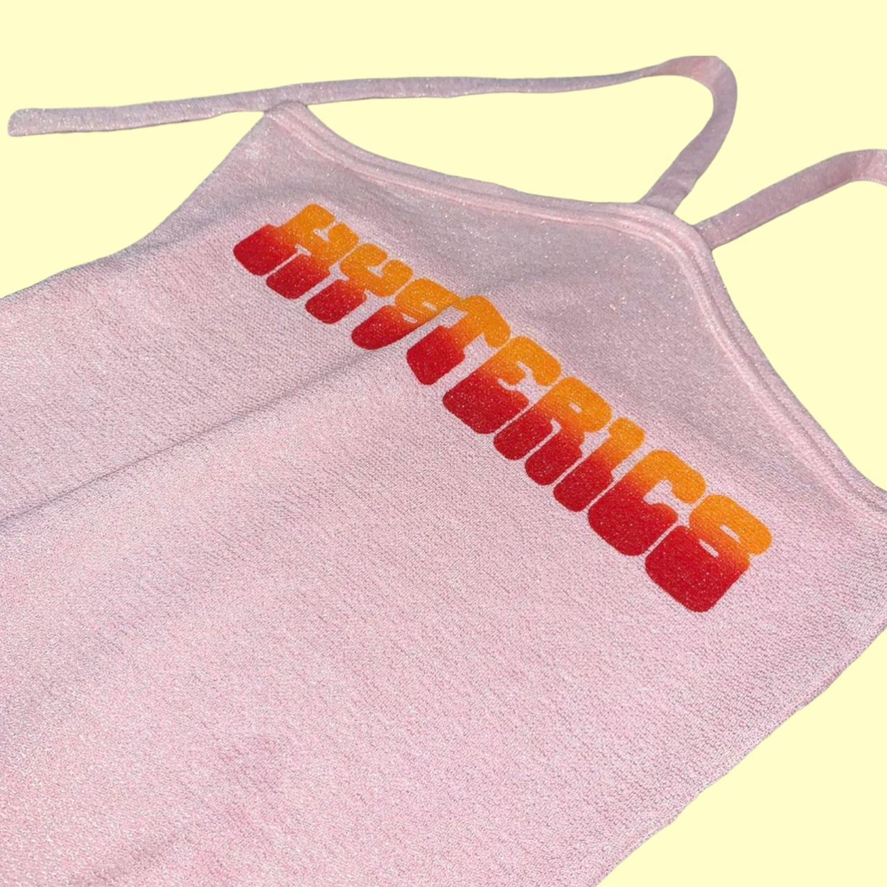 Hysteric glamour amazing glitter baby pink halter | Depop