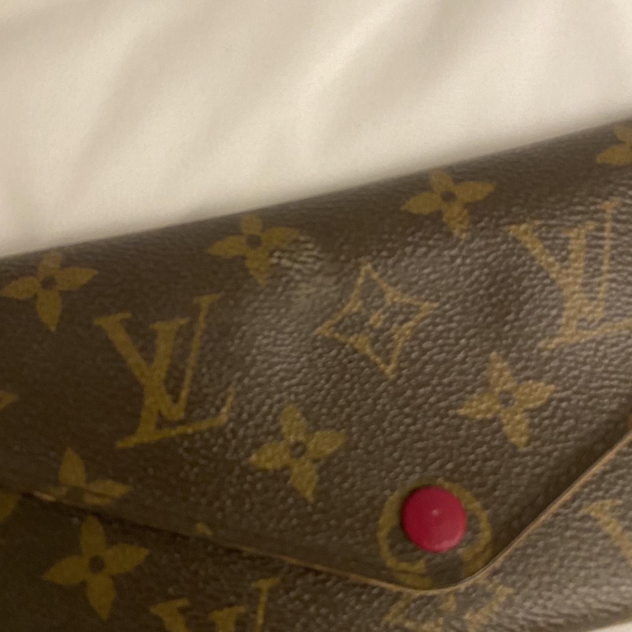 Louis Vuitton wallet with coin wallet insert Slight - Depop