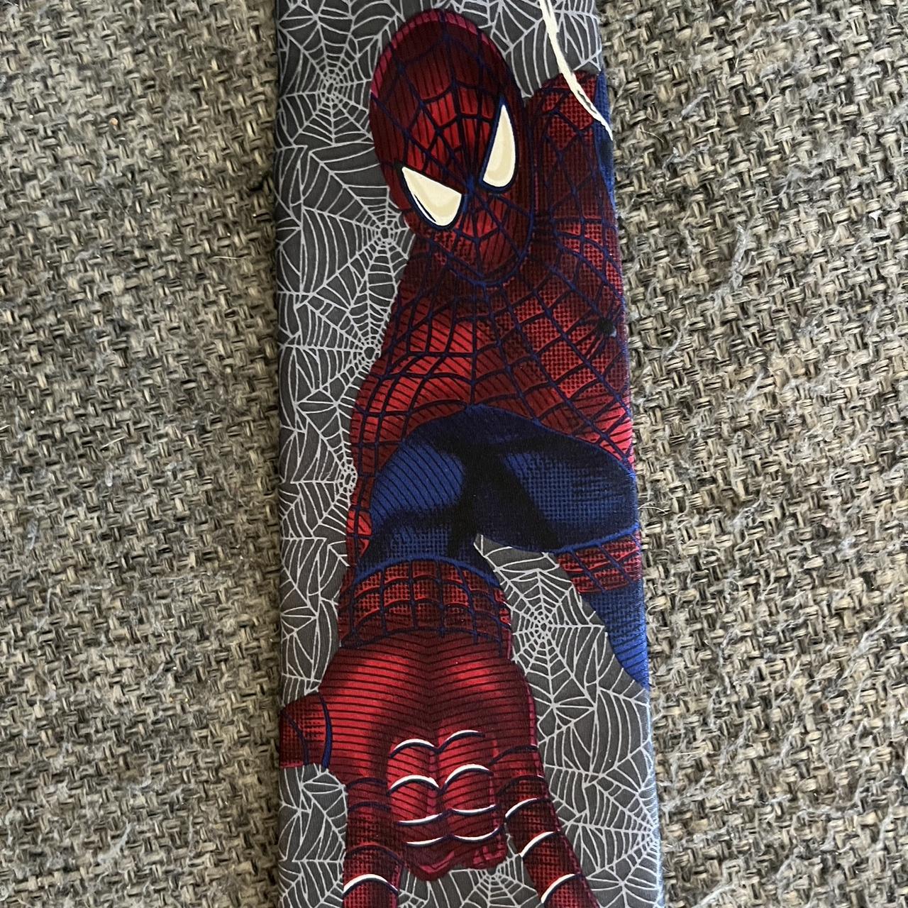 mens spiderman tie