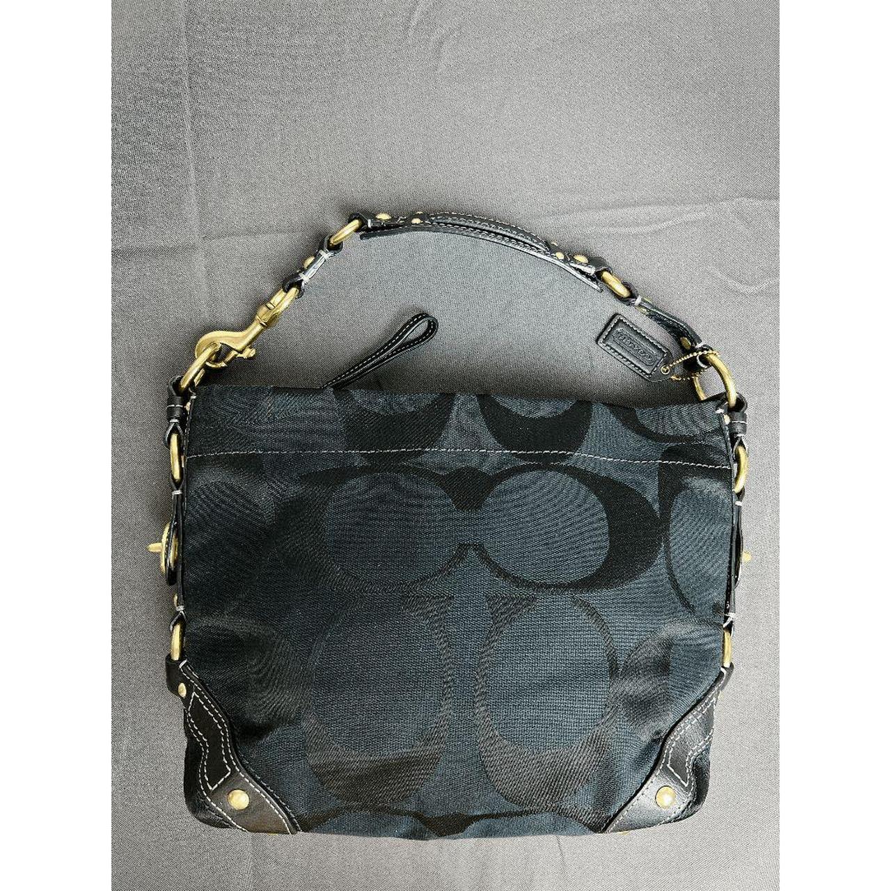 COACH Signature Crossbody Bag. Canvas/ Leather Coach - Depop