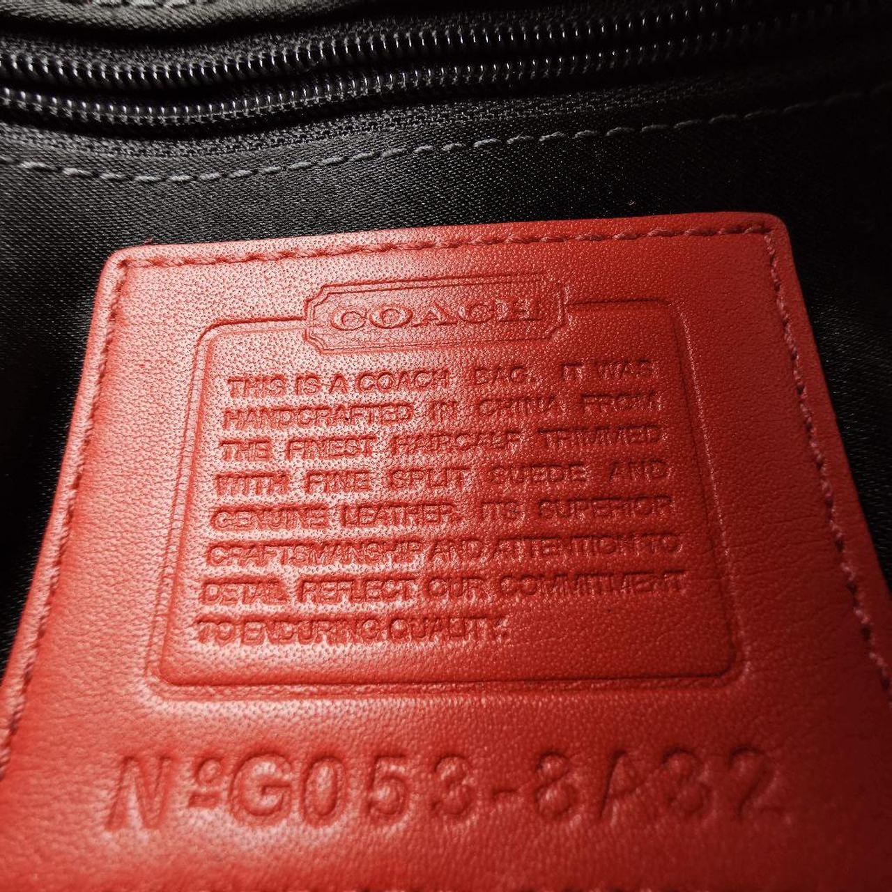 RARE! NEW! Coach vintage Y2K Red Suede Trim & Ocelot | Depop