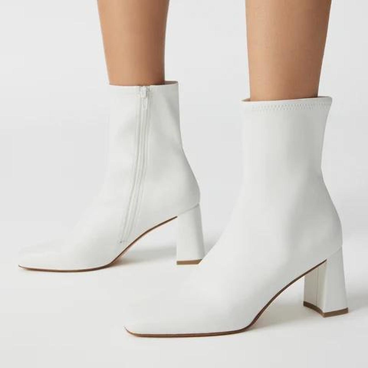 Steve Madden newest white boots