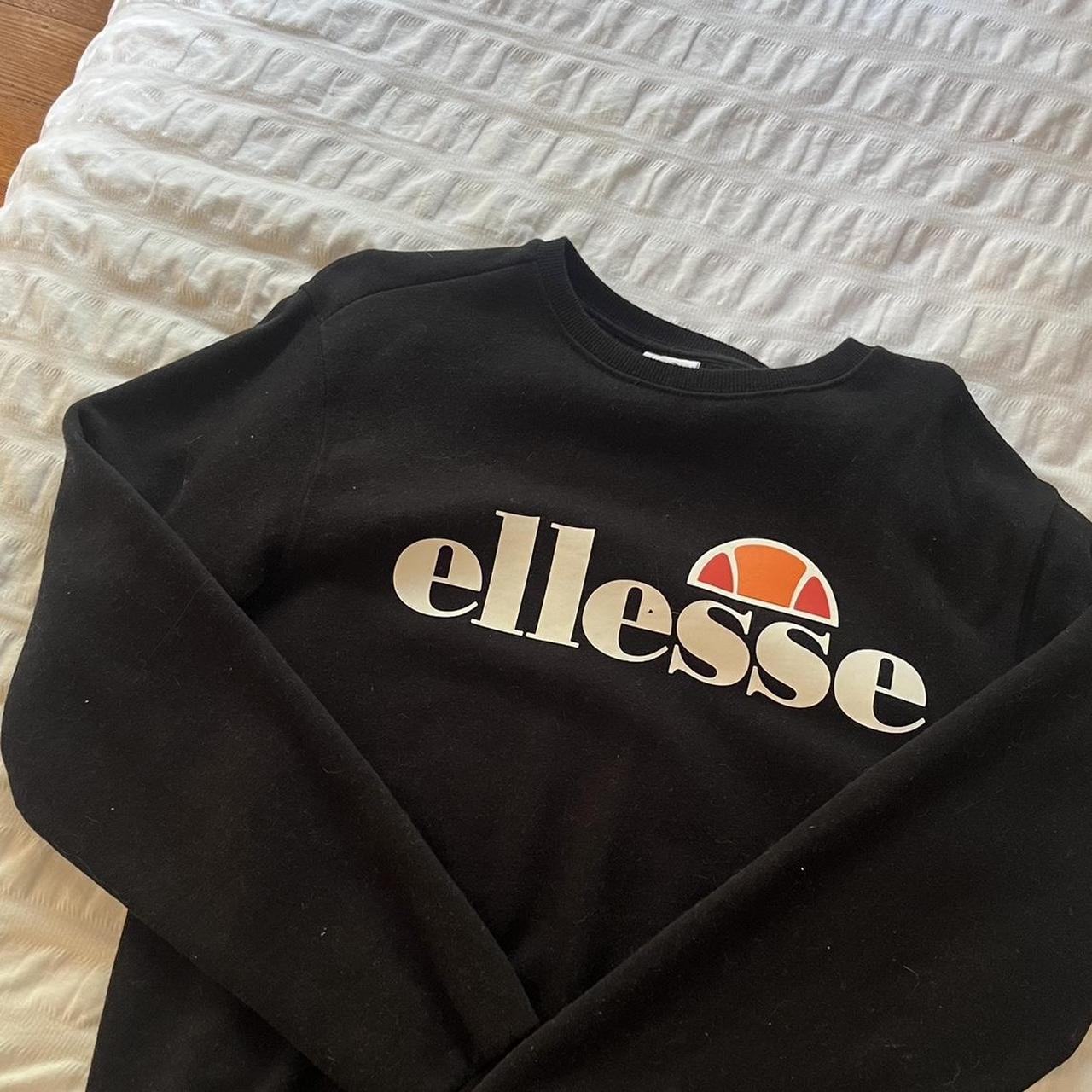 black ellesse jumper great condition except for Depop