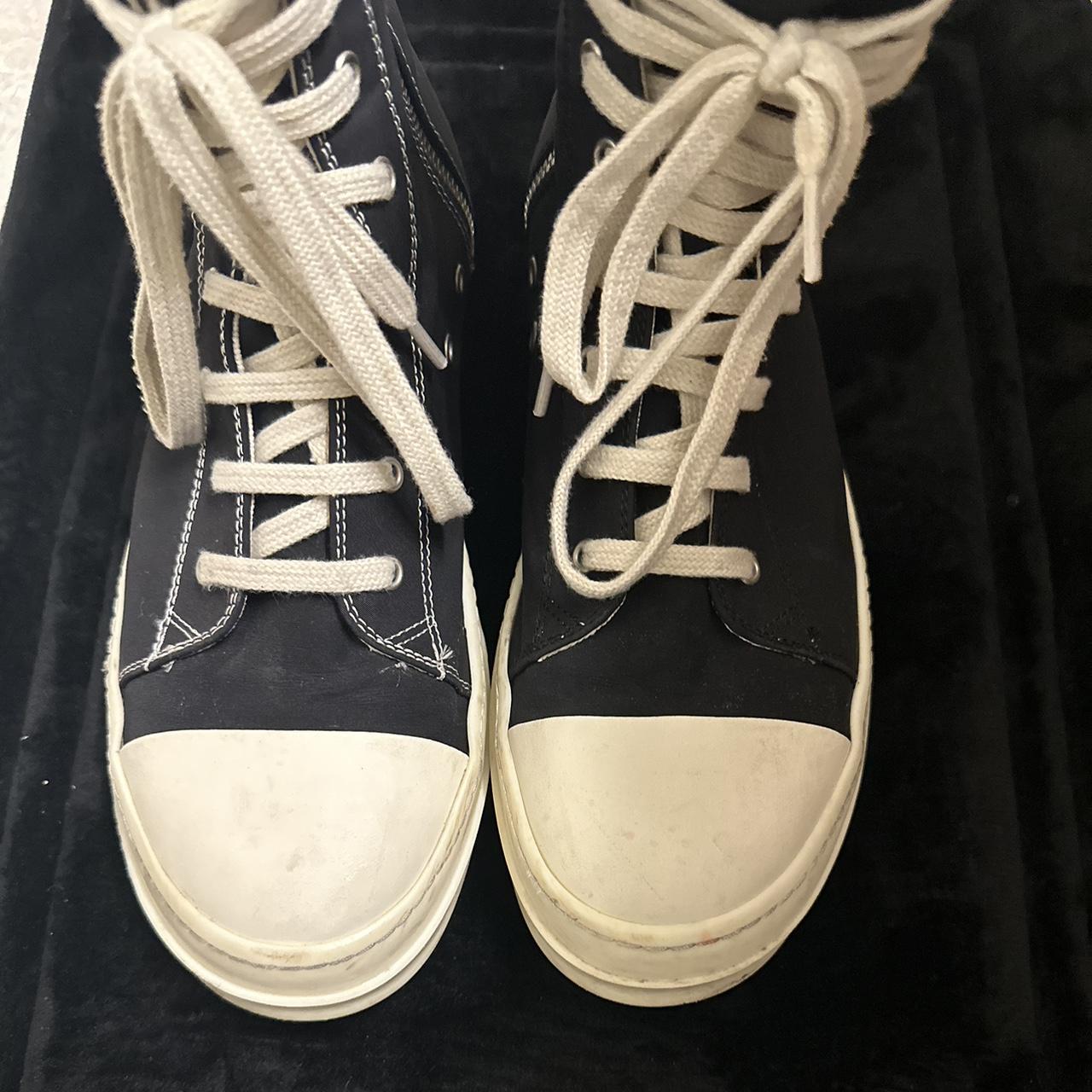 Rick Owens Contrast Stitch Ramones - Depop