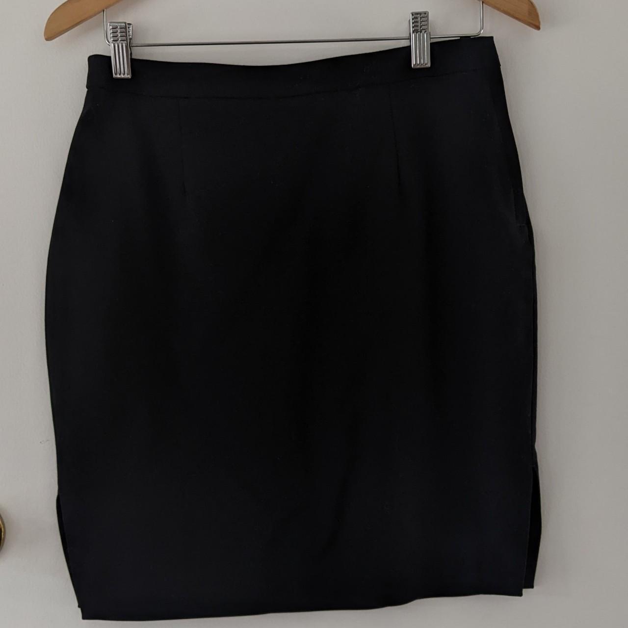 Black Tokito business skirt Size 10 - true to... - Depop
