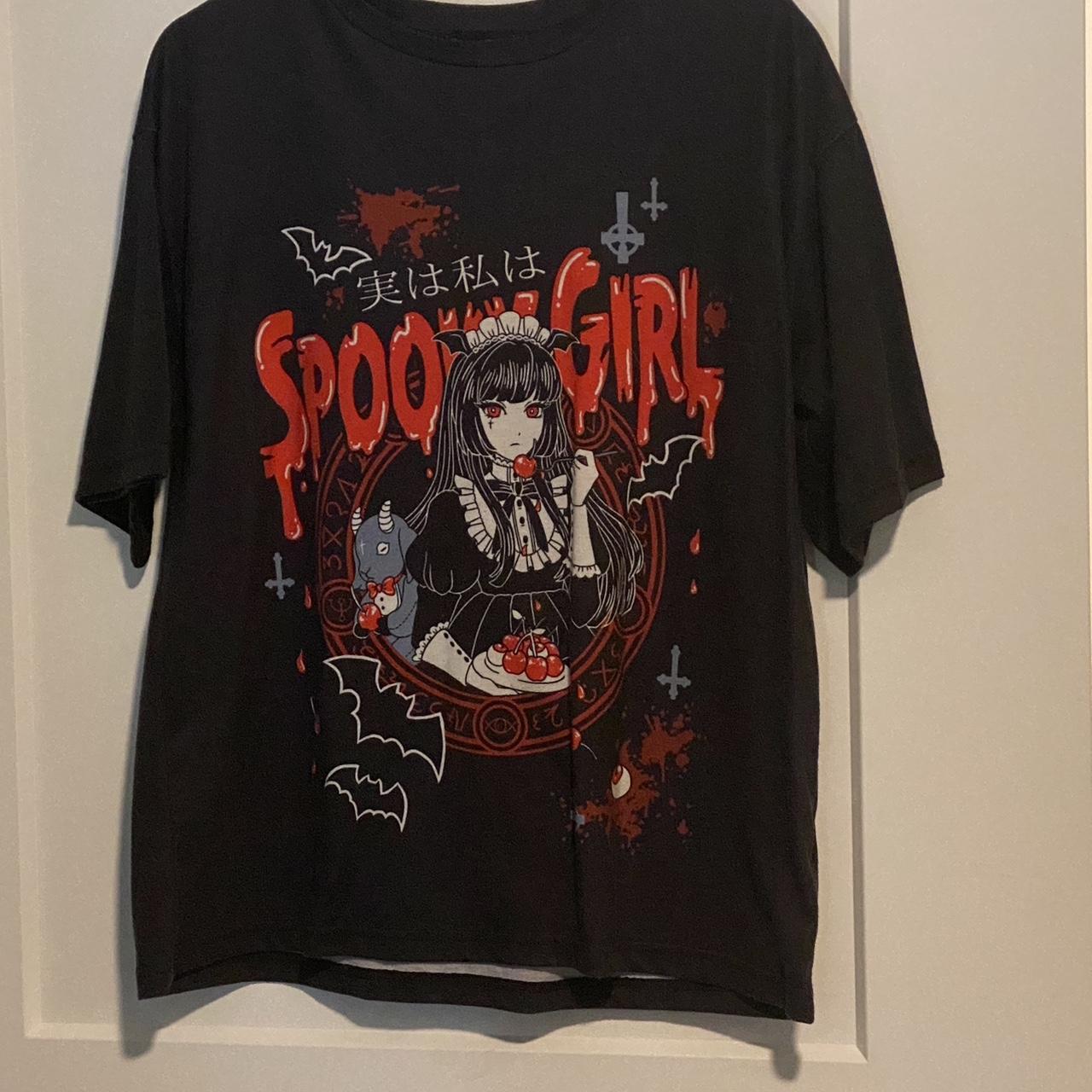 Yumi x ACDC RAG oversized shirt #vkei #harajuku... - Depop