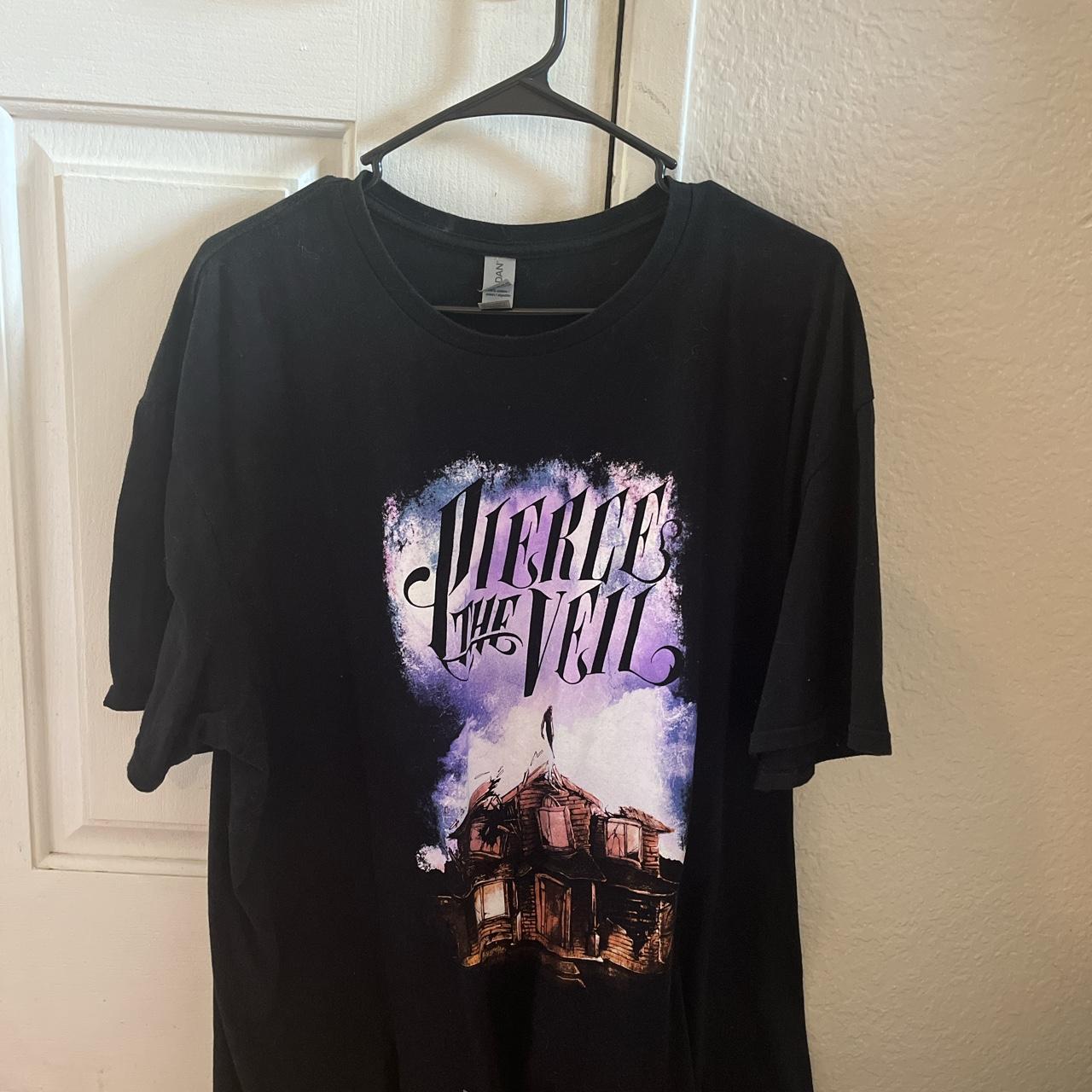 Pierce the Veil shirt bought at hot topic worn but... - Depop