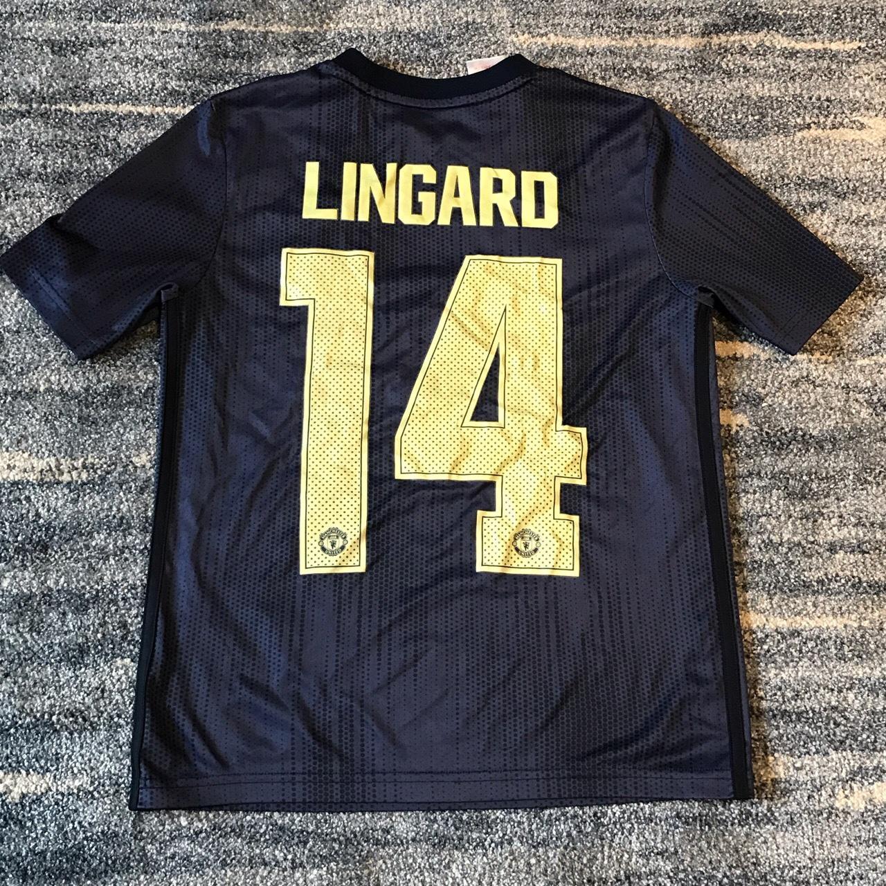 Adidas Manchester United away shirt Lingard... - Depop