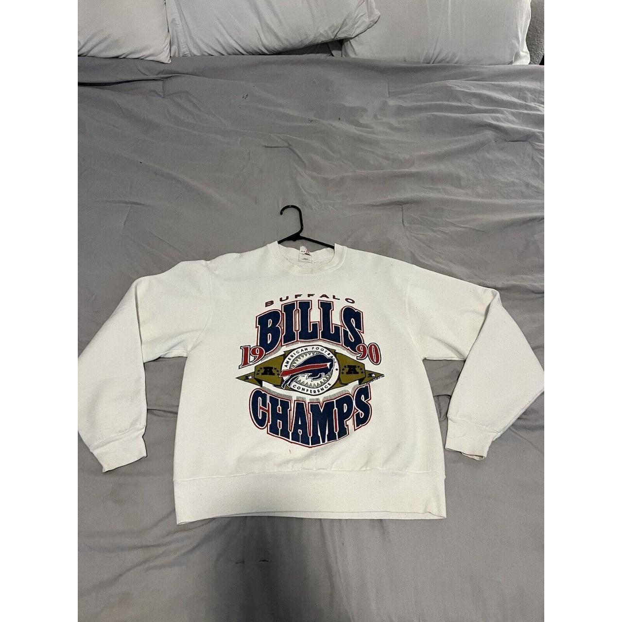 Vintage 90s Mens Buffalo Bills AFC Champions AJD NFL Football 