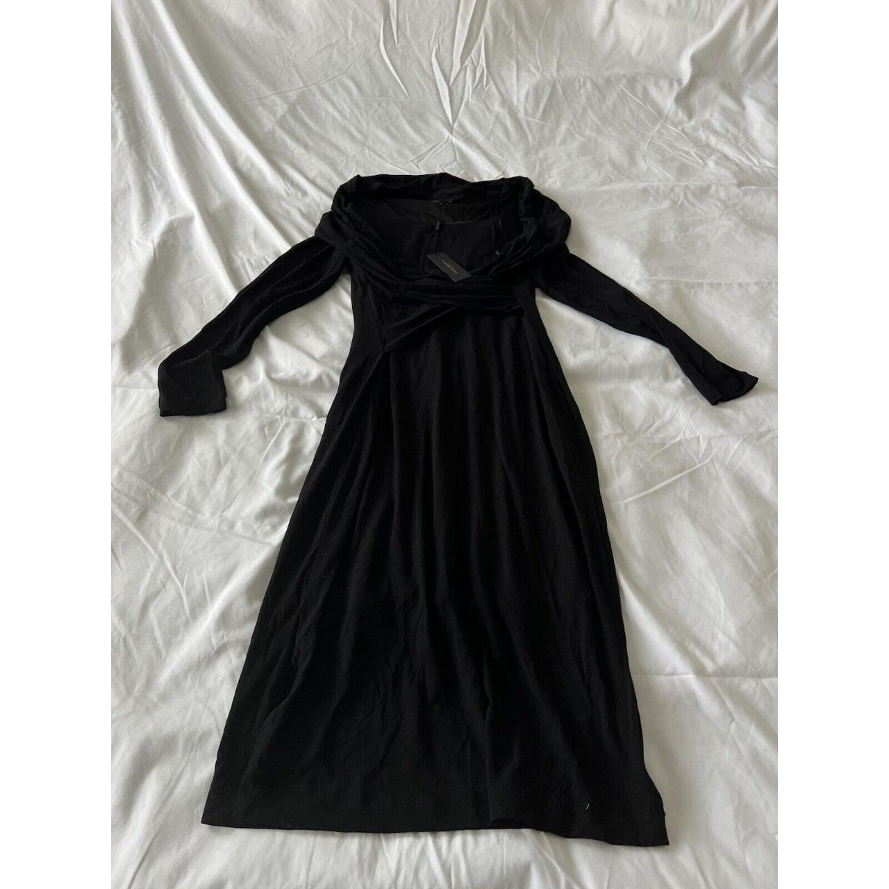 NWT DKNY outlet Black Silk Dress