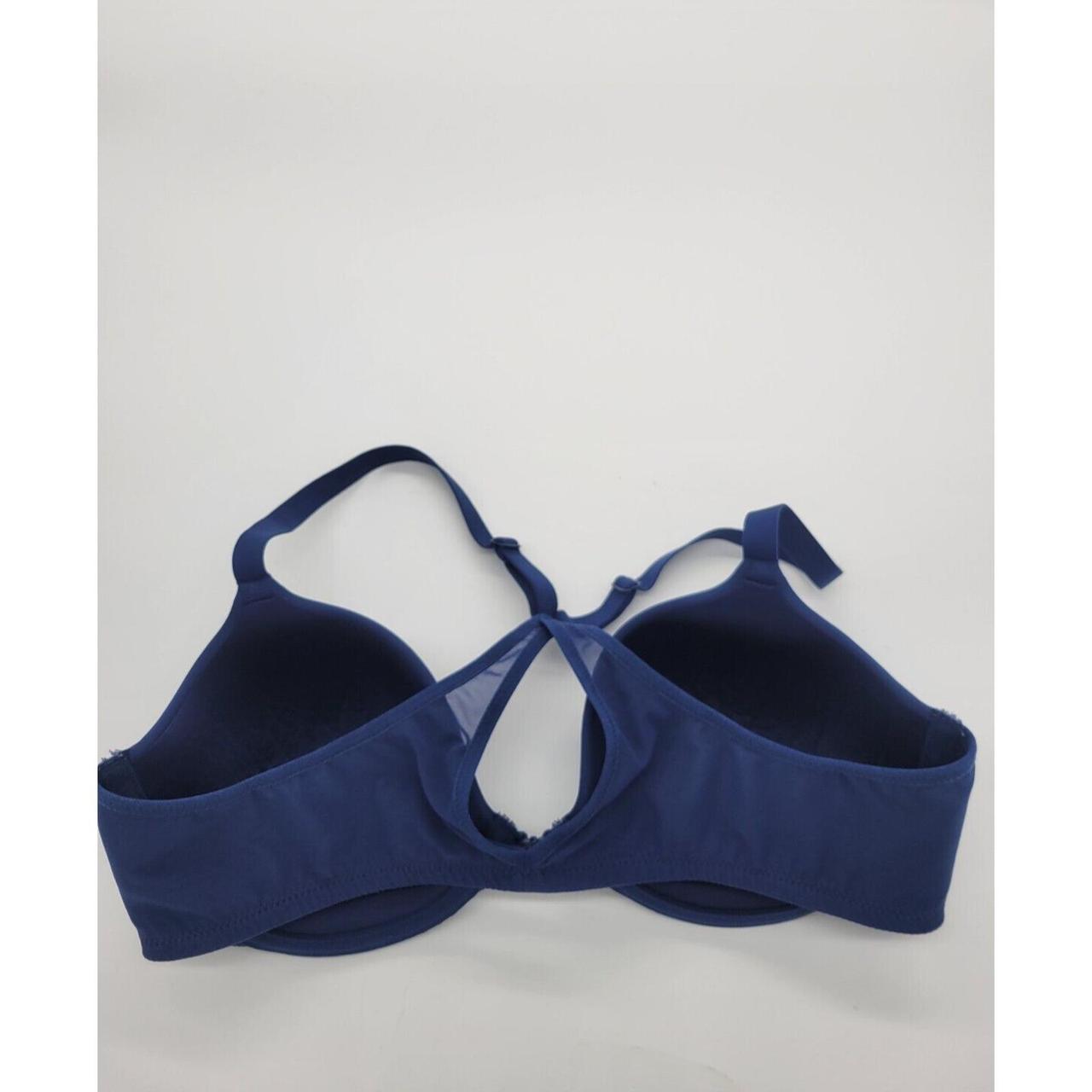 Maidenform One Fabulous Fit 2.0 Blue Modern Demi - Depop