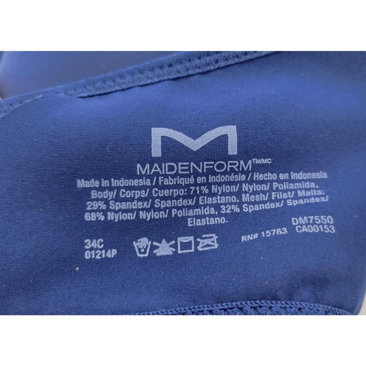 Maidenform One Fabulous Fit 2.0 Blue Modern Demi - Depop