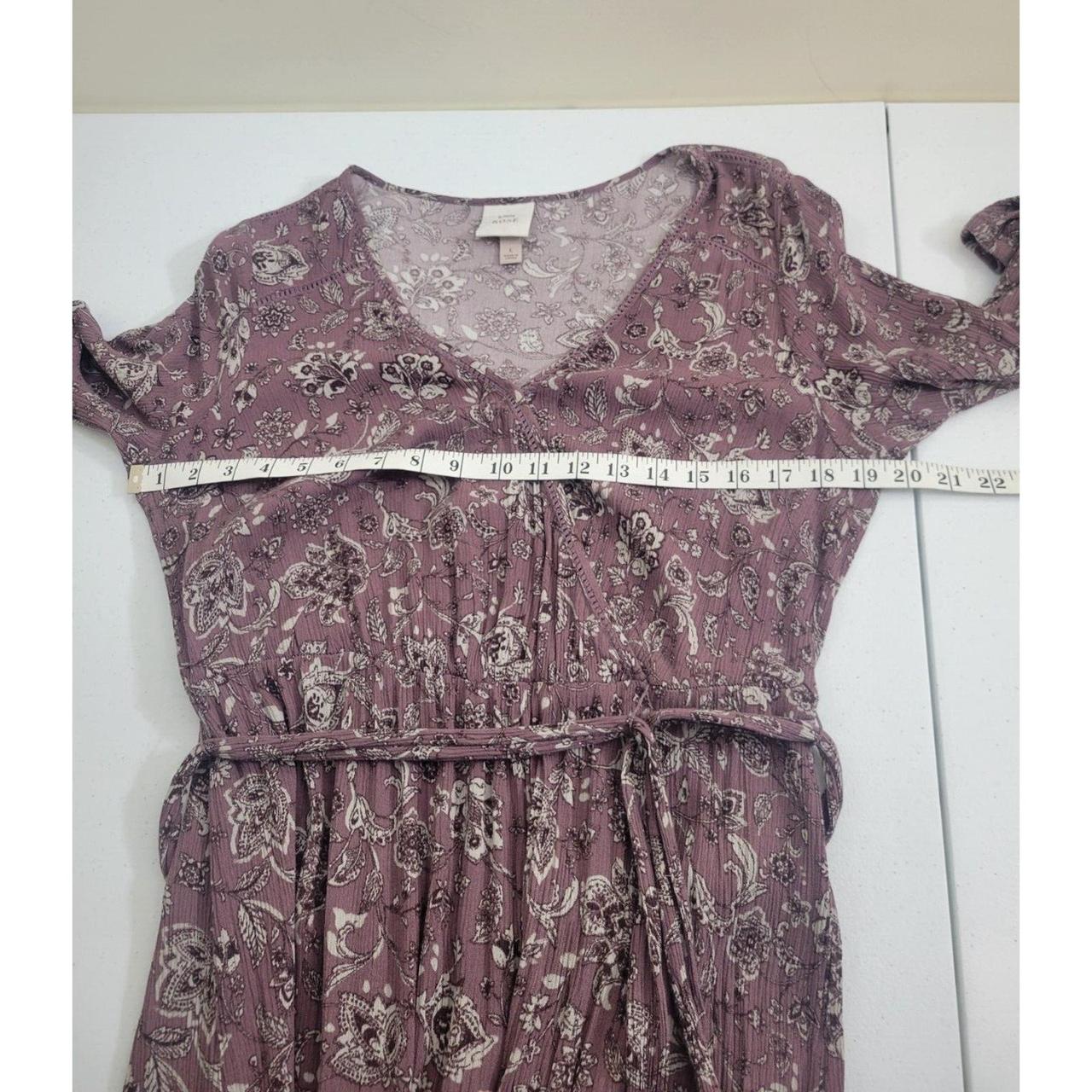 Knox Rose Purple Floral Boho Maxi Dress No size - Depop