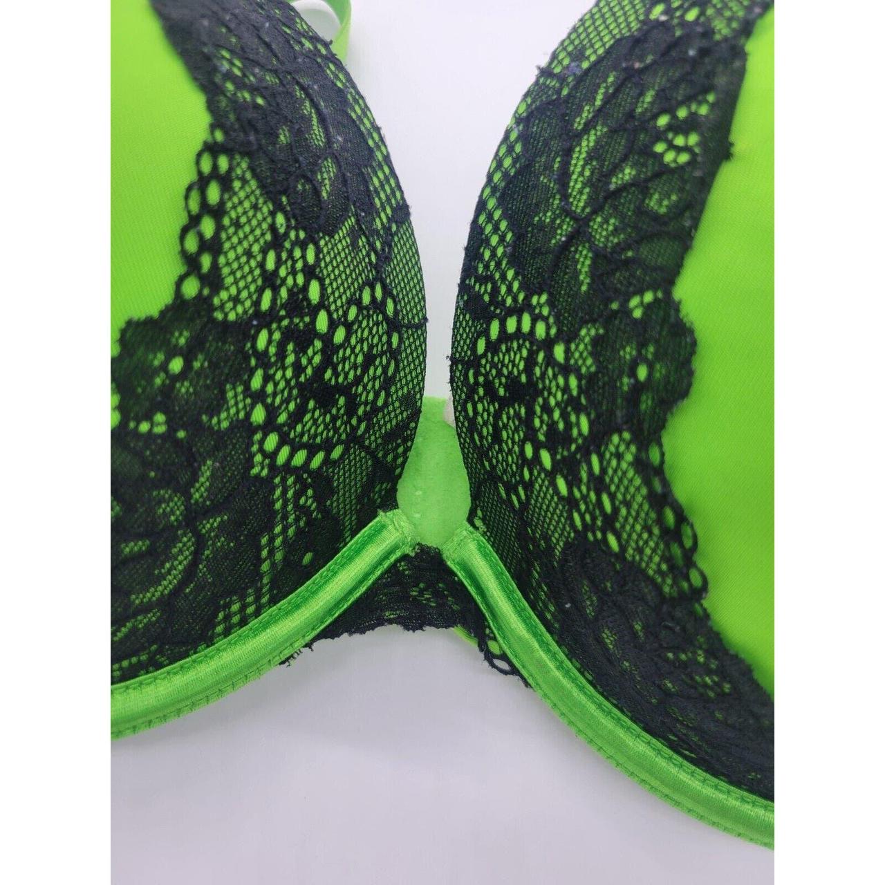 Cacique Lime Green Boost Plunge Full Coverage - Depop