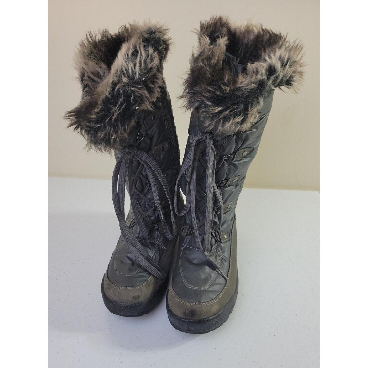 Spring Step Flexus Fotios Gray Faux Fur Waterproof. Depop