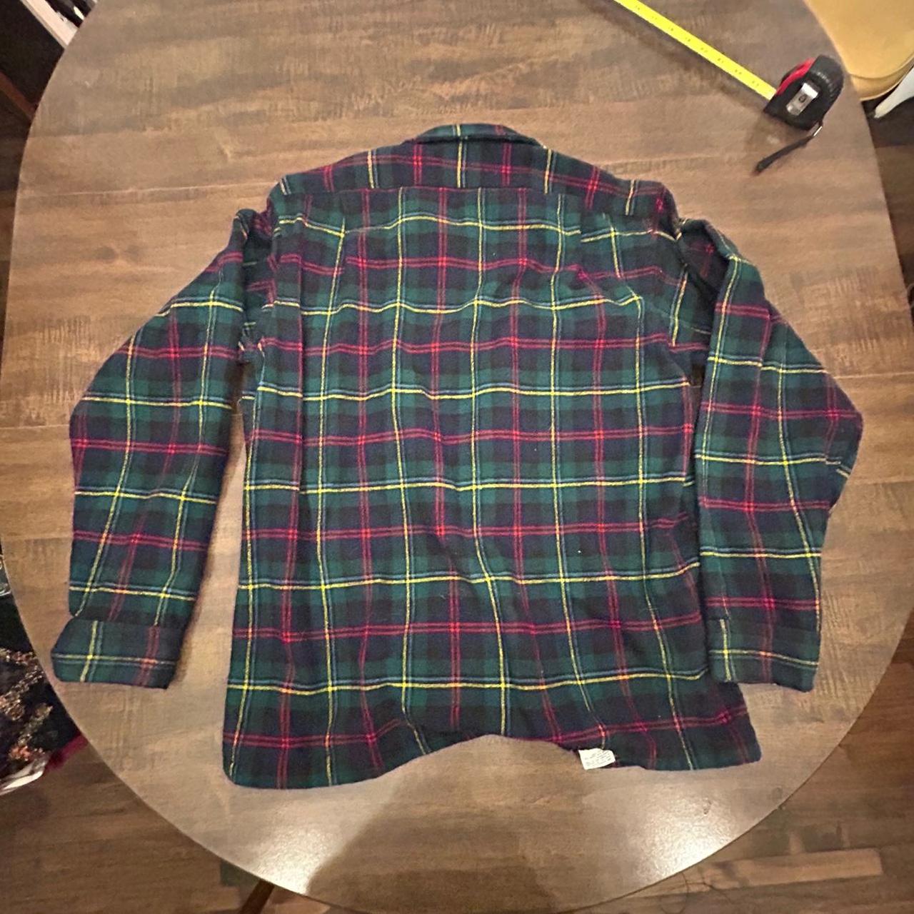 Pendleton Men's Shirt - Multi/Green - M – Vintage… - image 5