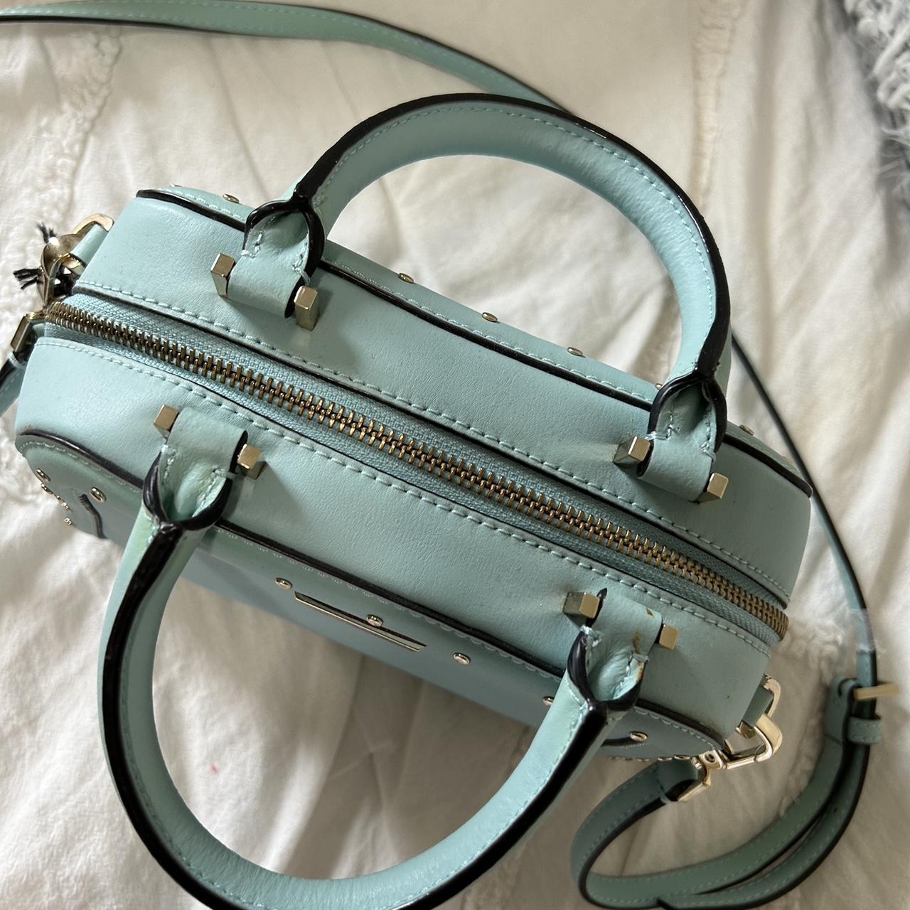 Tiffany Blue Kate Spade Purse - Big purse with lots - Depop